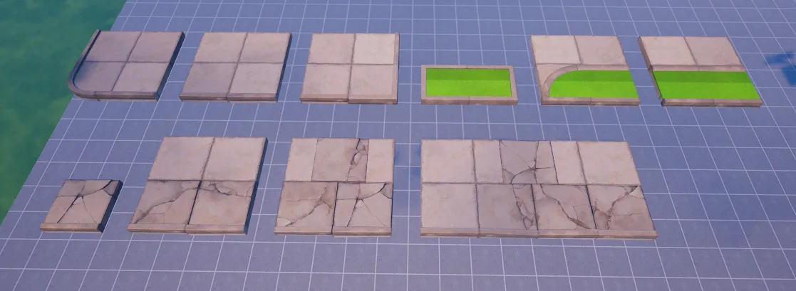 Unreleased Ch7 Sidewalk Pieces